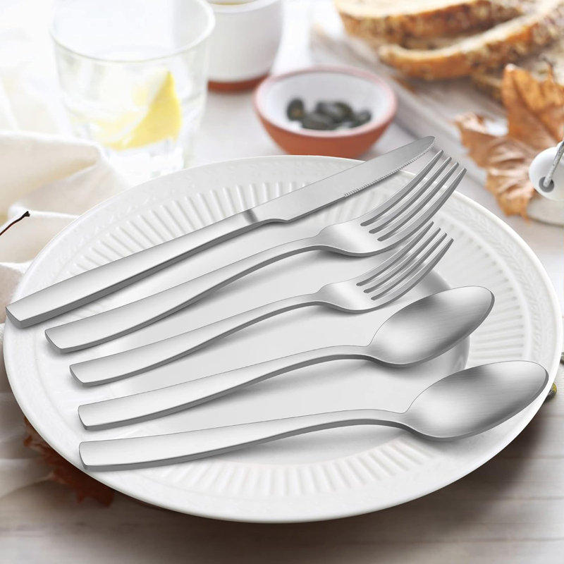 Latitude Run® Eikka Stainless Steel Flatware Set - Service for 8