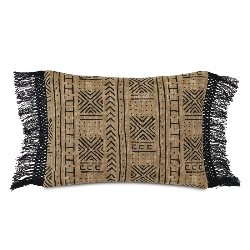 Seydou Lumbar Indoor/Outdoor Pillow Cover & Insert, Natural