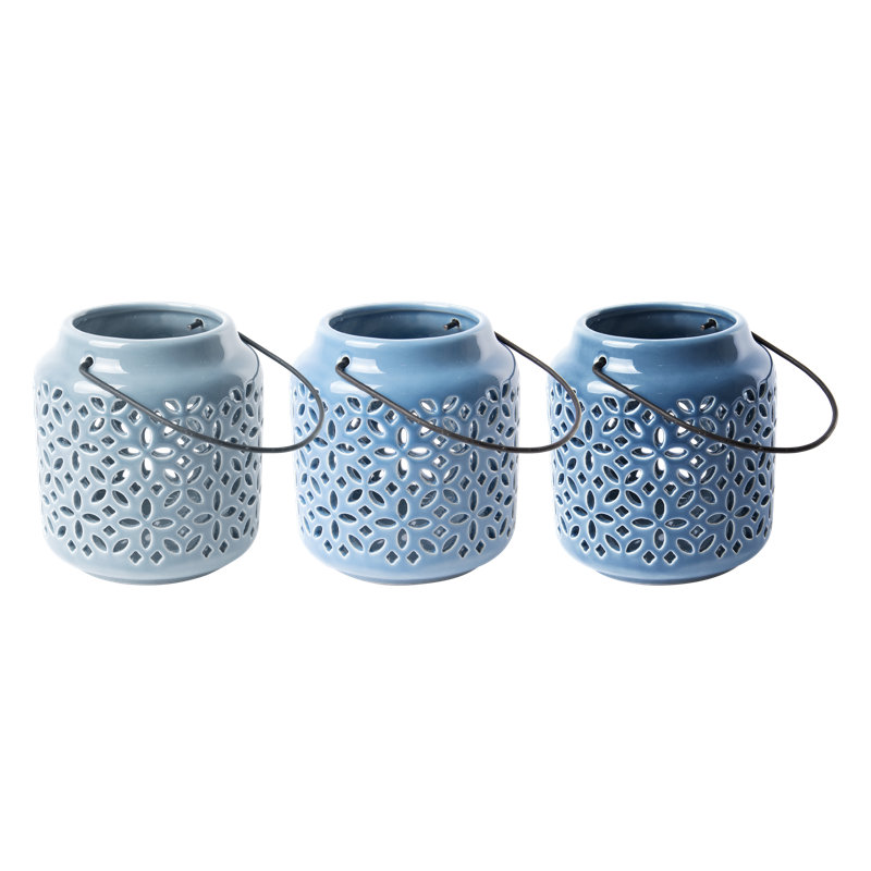 4.29'' H Ceramic Wall Tealight Holder