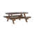 Brazilian Walnut Top/Antique Mahogany Base