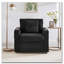Fauteuil d'appoint confortable en velours côtelé-177744714