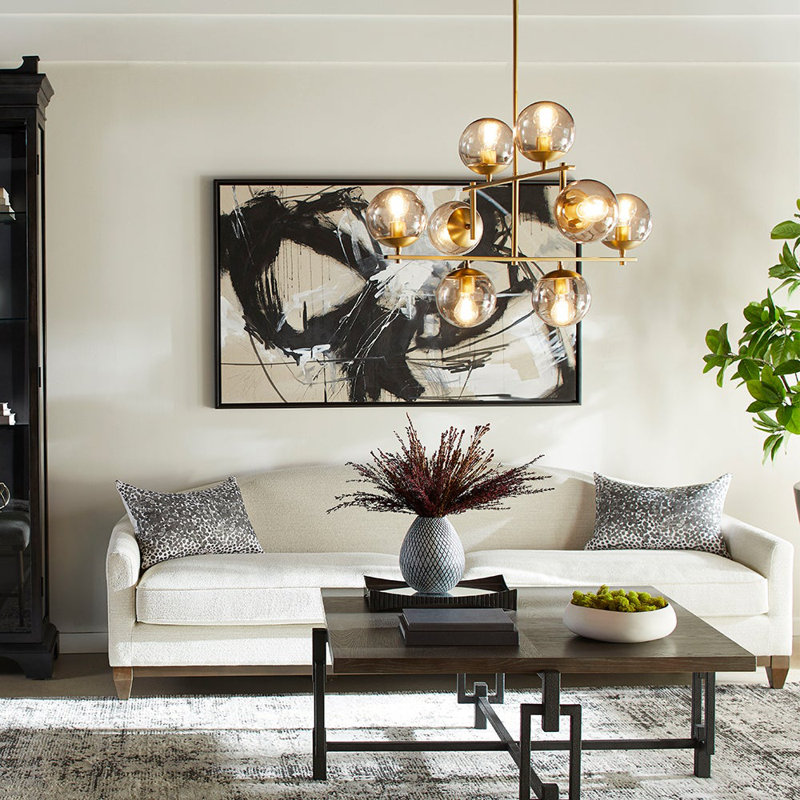 Elon Ceramic / Porcelain Decorative Bowl, 3.5" H x 13.5" W x 13.25" D