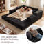 3 Seater Velvet Sofa-1706891315