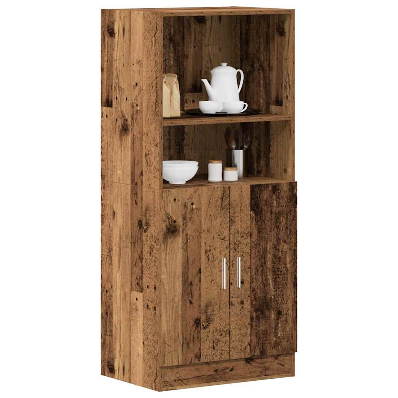 Kitchen Cabinet 57X41.5X131.5 Cm Engineered Wood, Old Wood
