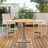 Set of 2 30" Outdoor Wicker Bar Stools with Cushion, Aluminum Frame-66888720-66888719