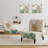 Vintage Floral Birdcage II - Traditional Upholstered Slipper Chair