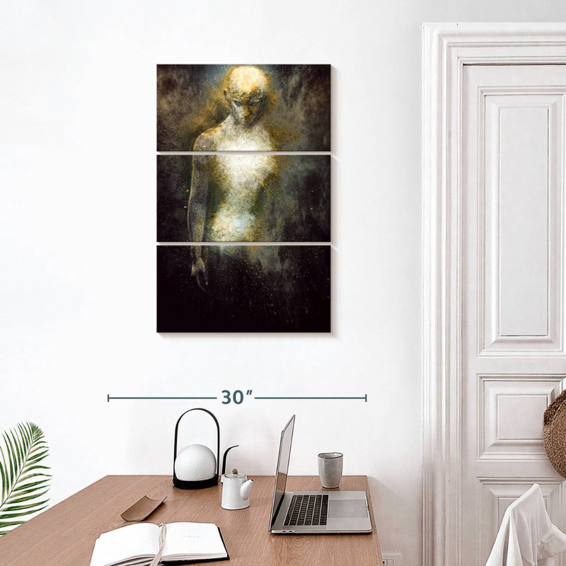 Leisha Human Abstract, 32" H x 20" W