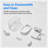 CATLINK W03 Wireless Cat Water Fountain, 2300ml, 5000mAh Battery, App Control, Fine Filter & Low Noise 30dB