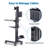 Rolling Mobile Computer PC Workstation Height Adjustable Laptop Cart Single Mount-54648858
