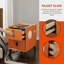 Table de chevet multifonctionnelle, orange
