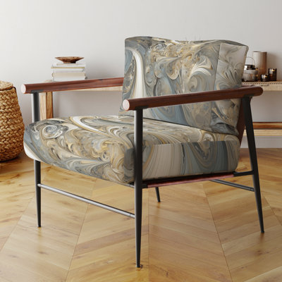 Fauteuil décoratif tapissier Fractal Whirl