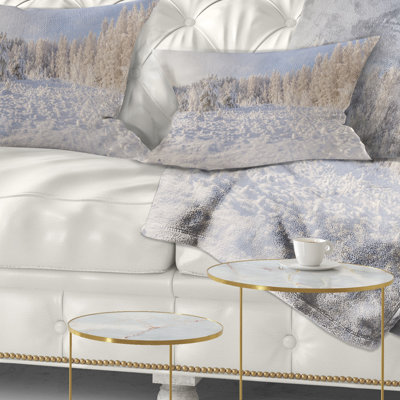 Coussin décoratif en bois Winter Glade