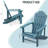 Adirondack Chair, Outdoor Oversized Patio Chair Fire Pits Chair,Lake Blue-2076355647-2060777527