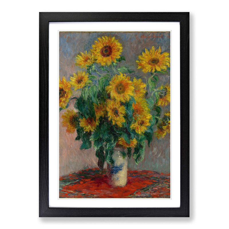 Claude Monet - Single Picture Frame Painting, Black