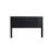 64.4" Wide Black Oak Wood Headboard For Queen - Sized Sleeping Area, Modern Wall Mounted Fluted Wingback Design Roadmap, Elegant Real Makeup, Contemporary 3d Formed Outlook, And Quick Assembly Work-1778535147-1778535144
