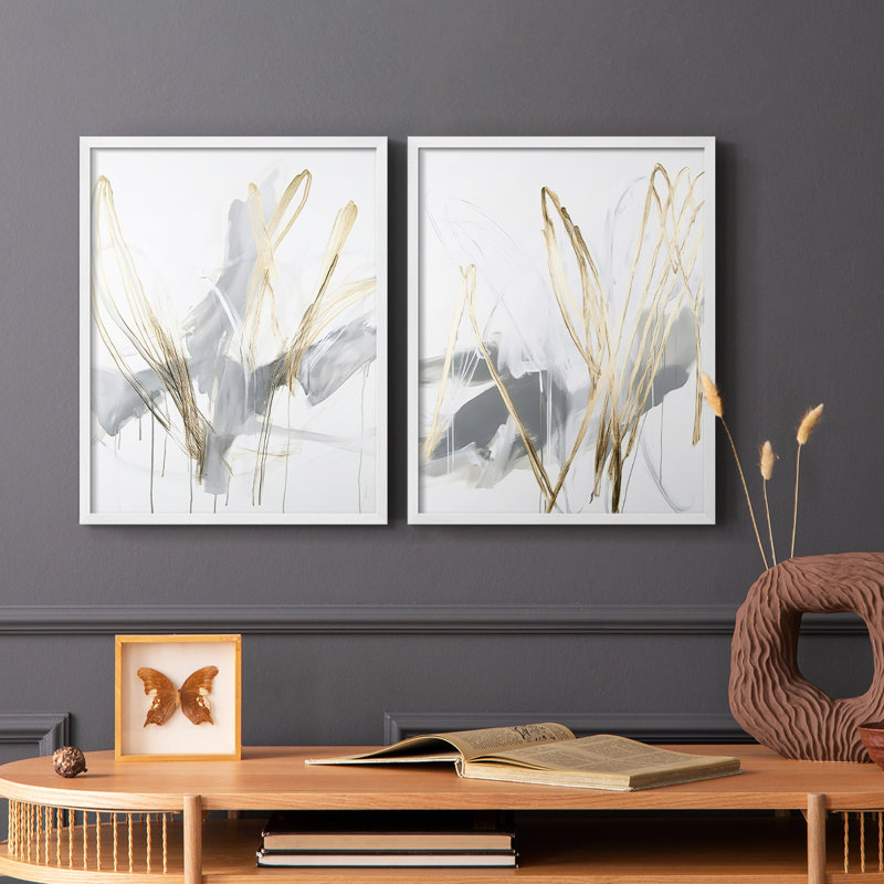 ABSTRACT Series DCCxxiii - reproduction encadrée de qualité supérieure - prête à être accrochée - aucun clou requis - aucun clou requis