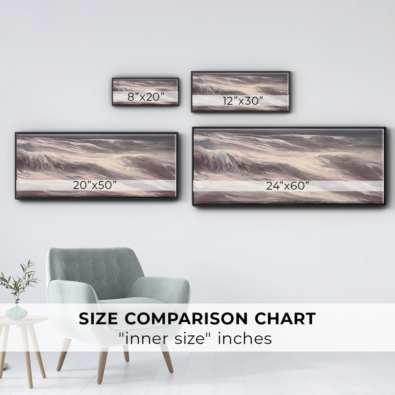 Unsettled Seas- Framed Canvas