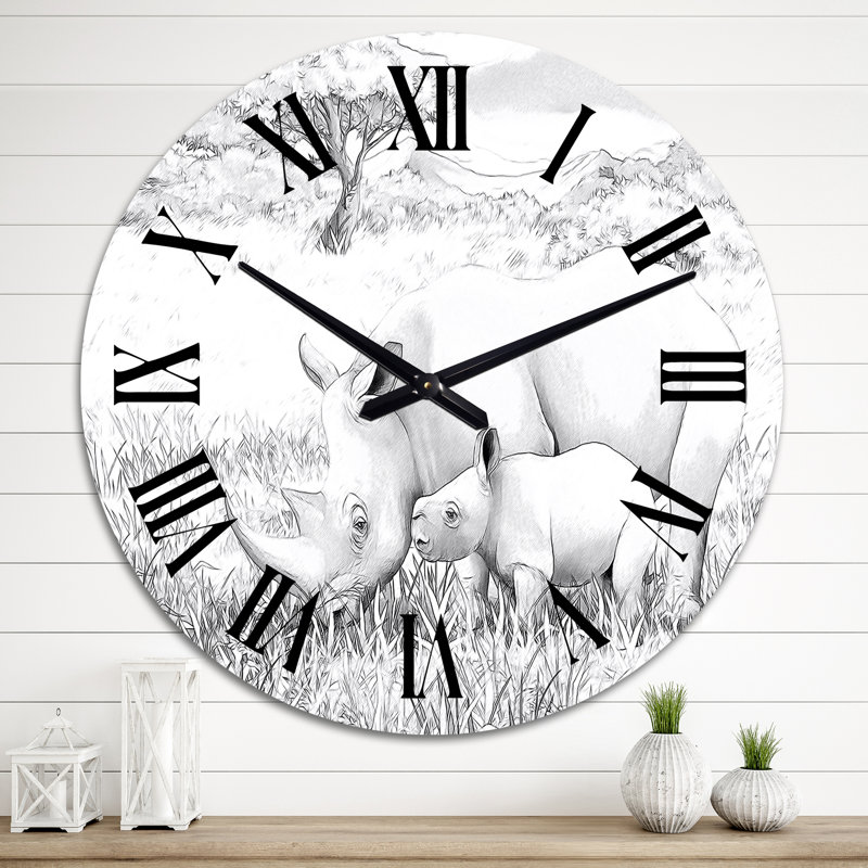 Horloge murale surdimensionnée, Grand