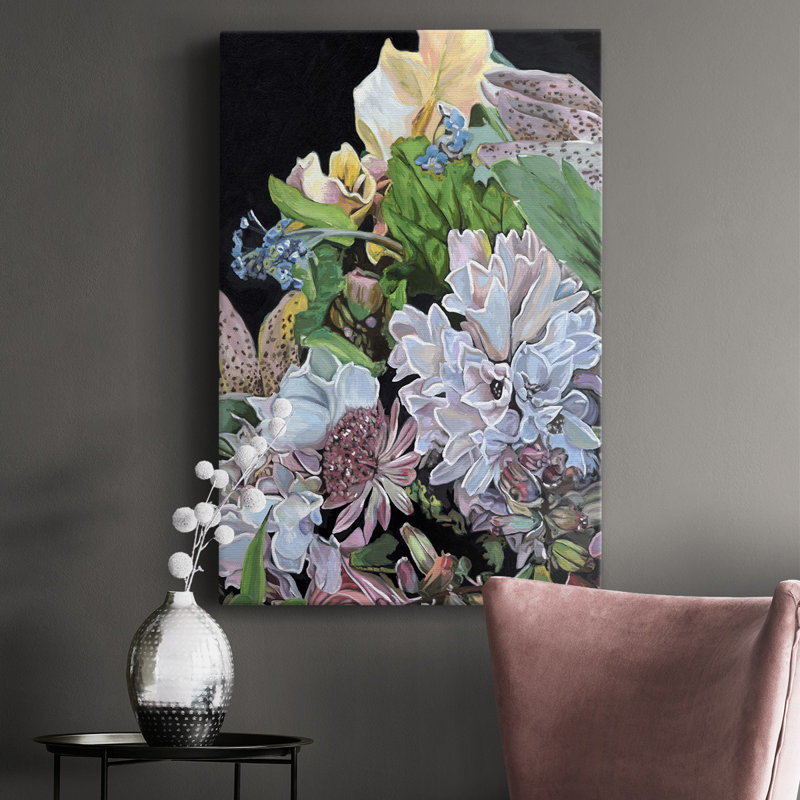 Floral Crop I - impression sur toile tendue, L 8 po x H 12 po