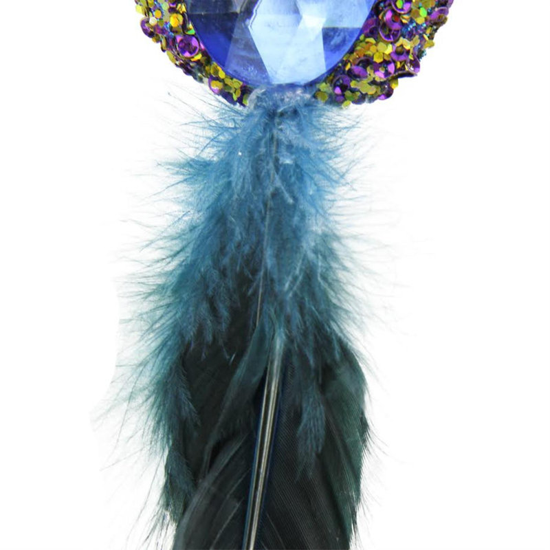 Ornement de Noël bijou suspendu, Bleu