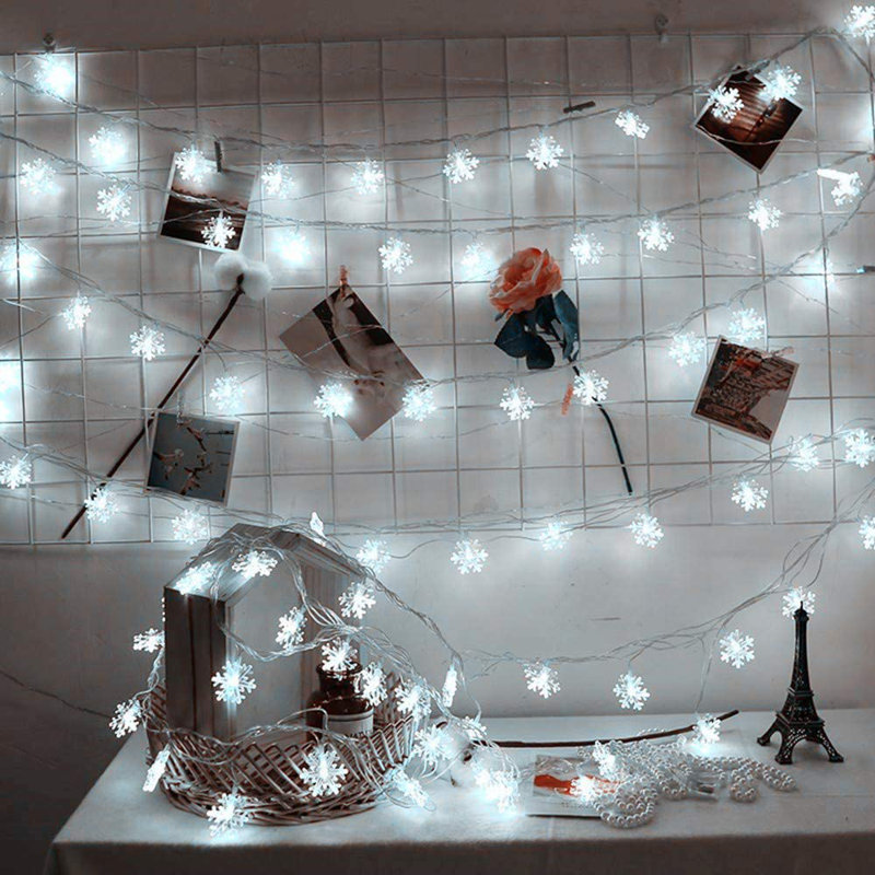 Guirlande lumineuse 9,8 pi 20 DEL Cedrik, Blanc