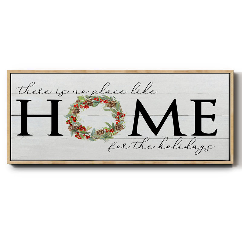 Home for the Holiday - Toile encadrée, H 20 po x l 50 po