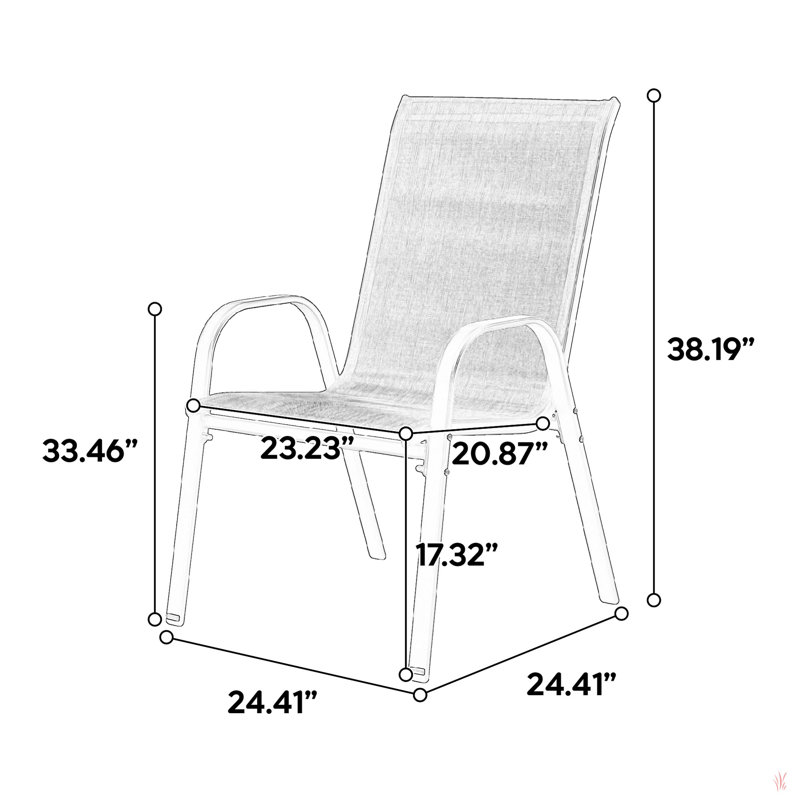 3 Piece Patio Set, Outdoor Camping Chairs With Breathable Textilene Fabric, Folding Table With Steel Table Top, 2Chairs And 1Table Set