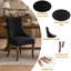 Ensemble de 2 chaises de salle à manger en bois massif, chaises de style rustique avec pieds en bois massif, chaises de cuisine rembourrées de style Mid-Century et chaises rembourrées convenant aux restaurants et aux cafés-440443712