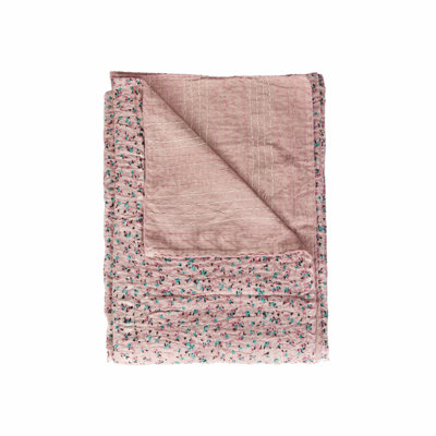Jeté en coton Kantha