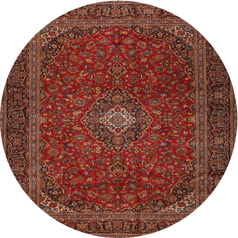 Charnaye Oriental Indoor Rug, Round 6'
