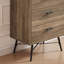Commode à 5 tiroirs - Commode spacieuse et élégante, commode pour chambre à coucher, placard, couloir, l 23,6 po x P 15,7 po x H 48 po, noyer rustique