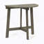 TABLE BISTRO WESTMONT DEMI-ROND, GRIS