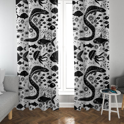 Rideau en polyester Parhe