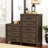 Commode double 5 tiroirs avec miroir Marylu