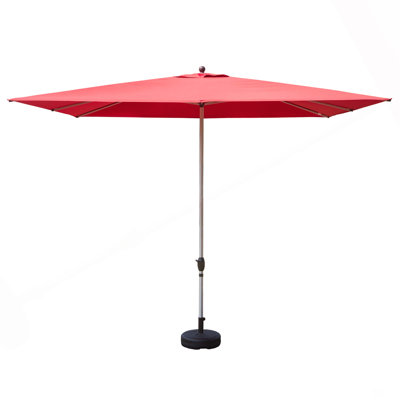 Parasol de patio rectangulaire avec manivelle (base non incluse)