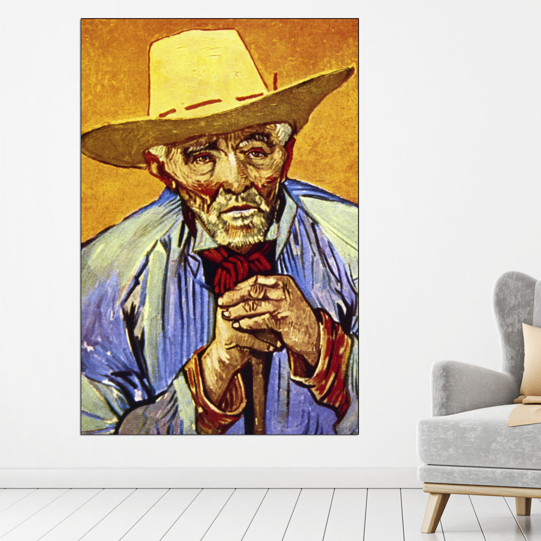 'The Peasant' by Vincent Van Gogh Painting Print