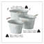 Ensemble de cache-pots en métal 3 pièces