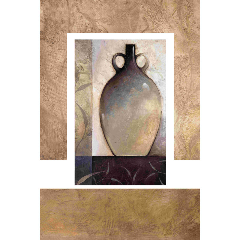 Botanical Jug - peinture sur toile tendue, H 18 po x l 12 po