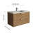 Maxbano Floating 36" Bathroom Vanity With Cement Single Sink