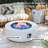  42-Inch Round Iron Gas Fire Pit Table，Includes Tank Cover-1914287737