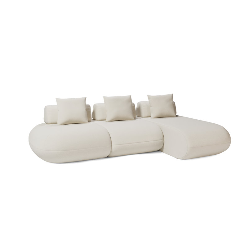 Canapé modulaire Dannita Bouclet Vainilla