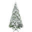 Arbre de Noël artificiel enneigé 9 pi avec branches réalistes
