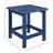 15" Square Side Table, Outdoor End Table For Balcony, Pool, Porch, Blue Patio Balcony - Pool Weather , 110 Lbs Capacity