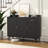 47" Modern Sideboard Buffet, Credenza Storage Cabinets, Adjustable Shelves