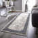 Kampen Abstract Modern Glam Blue Area Rug