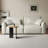 White Genuine Leather Modular Sofa cushion couch
