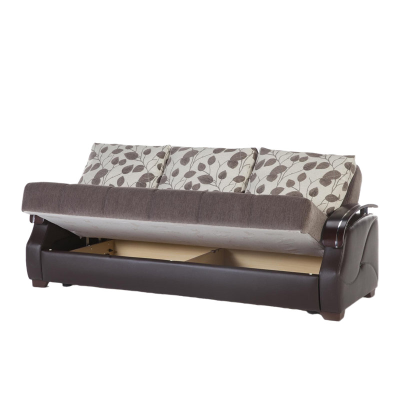 Sibury 85.8'' Upholstered Convertible Sofa