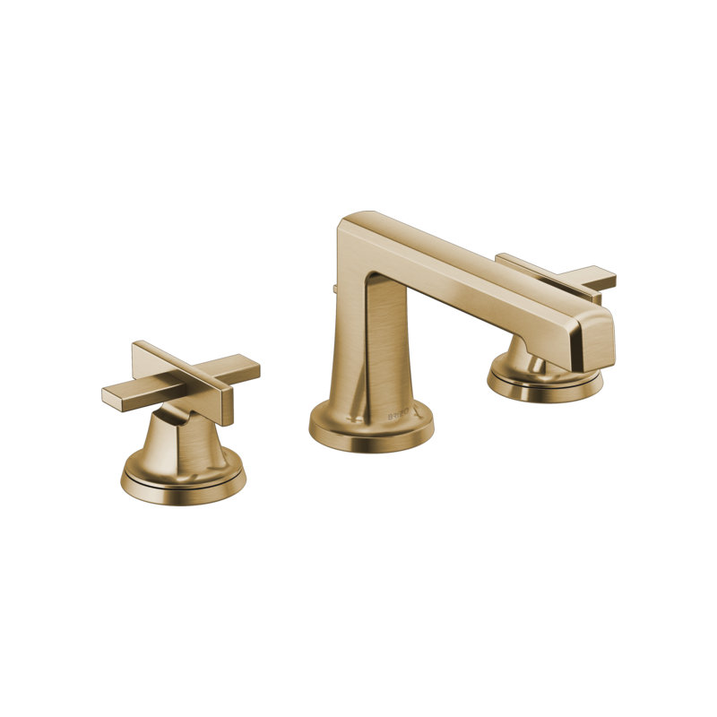 Levoir® Two-Handle Wall Mount Lavatory Faucet, Polished Chrome, Low Lever Handle, 1.5