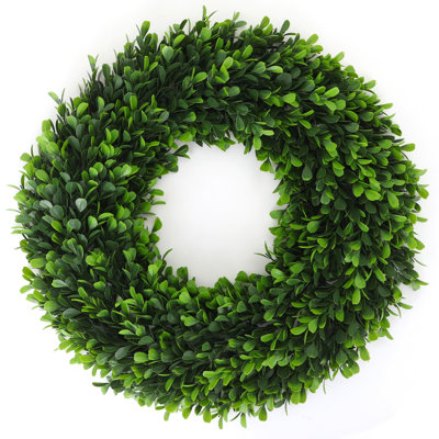 Couronne de verdure de porte d'entrée