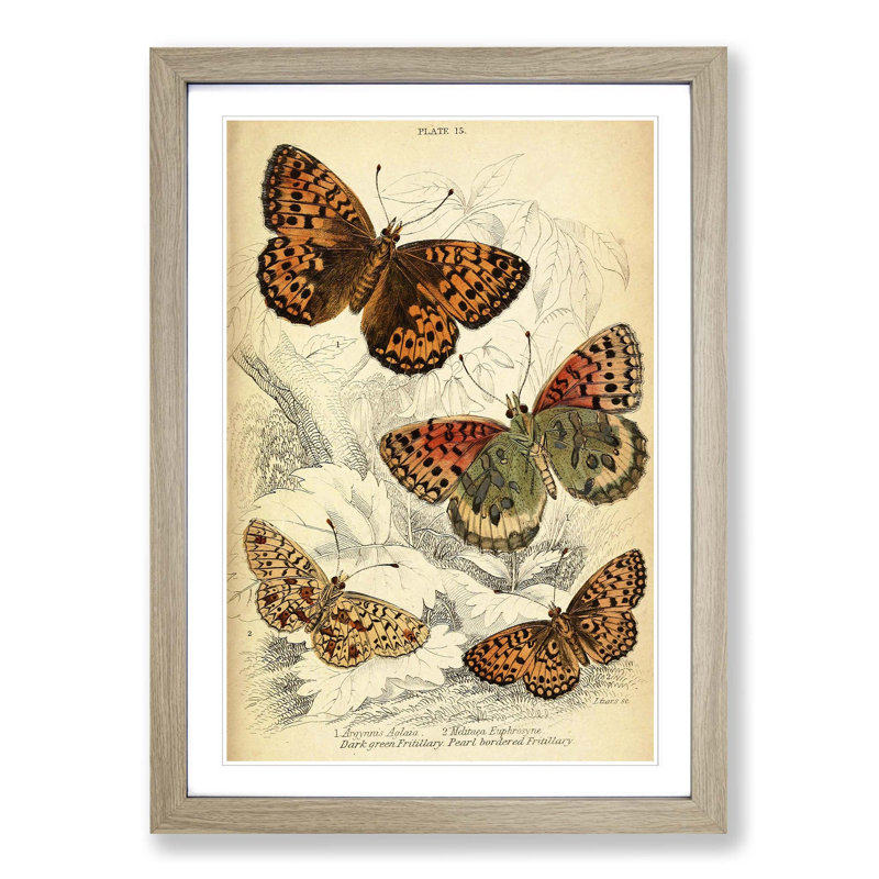 Single Picture Frame Painting, Oak